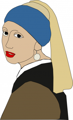 Clipart - Woman with Pearl