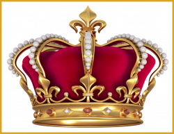 Appealing Red Gold Crown With Pearls Png Clipart Picture Crafting ...