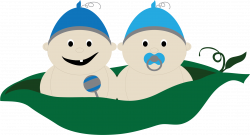 Clipart - Two Peas In A Pod 2