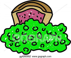 Stock Illustration - Pie and peas. Clipart Drawing gg4260952 ...