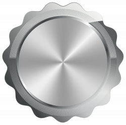 Silver Seal Badge PNG Transparent Clip Art Image | Gallery ...