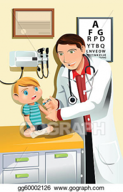 Vector Stock - Pediatrician with child. Stock Clip Art ...