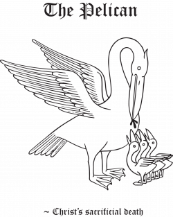 Rudolf Koch - Christian Symbol - #134-The-Pelican | Pinterest ...
