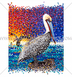 Pelican Pixels | Production Ready Artwork for T-Shirt Printing
