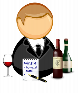 Clipart - Sommelier / wine steward
