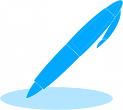 Blue Pens Clipart - 2018 Clipart Gallery