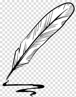 Paper Quill Drawing Inkwell, pen transparent background PNG ...