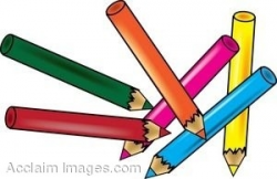 Clip Art Of A Set Of Colored Pencils in Colored Pencil Clipart ...