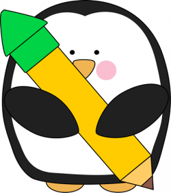 Penguin Writing Cliparts - Cliparts Zone