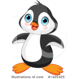 Penguin Clipart #1425425 - Illustration by Pushkin