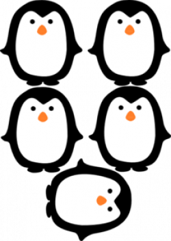 Penguins Clip Art | Penguins | Penguins, Penguin craft ...