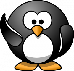 Waving Penguin Clip Art at Clker.com - vector clip art online ...