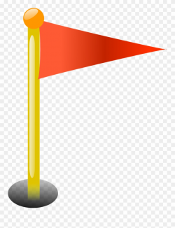 Image Of A Golf Flag - Bandera De Golf Clipart (#401943 ...