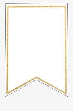 Free Pennant Banner Template, Download Free Clip Art, - Gold ...