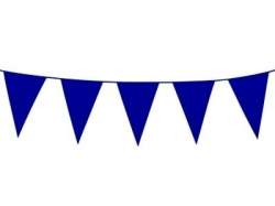 Pennant Banner Clip Art Blue | Website Templates