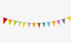 Colored Pennants PNG, Clipart, Abstract, Anniversar ...