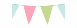 Teal Clipart Pennant Banner - Circle - pennant banner png ...