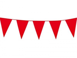 Red Pennant Flags