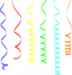Clipart - Streamers 2 (colour)