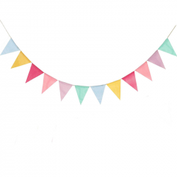 US $2.71 10% OFF|1Set Linen 6 Colour Bunting Banner For Birthday Party  Linen Pennant Flag Banner Wedding Home Decor Event Supplies-in Banners, ...