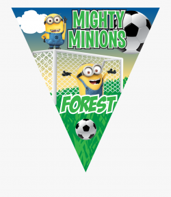 Mighty Minions Triangle Individual Team Pennant - Banner ...