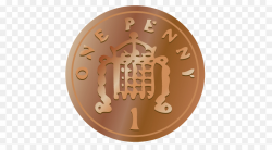 United Kingdom Coins of the pound sterling Penny Clip art - Coin ...