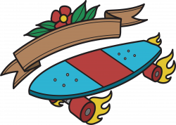 Skate or Die! Skateboarding Penny board - Blue wind wheel skateboard ...
