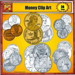 United States Currency Clip Art: Money Clip art - U.S. Coins ...