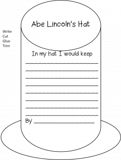 Abraham Lincoln Hat Coloring Page – Color Bros