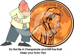 6032-Cheapskate-Businessman-Pushing-A-Copper-Penny-Clipart ...