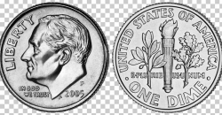 United States Dollar Roosevelt Dime Penny PNG, Clipart ...