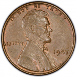 1947 Lincoln Wheat Pennies Values and Prices - Past Sales ...