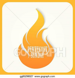 EPS Vector - Pentecost sunday. Stock Clipart Illustration ...
