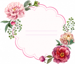 Picture frame Flower Floral design Stock photography - Peony flower ...