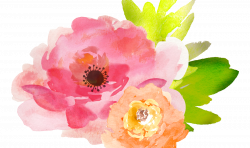 Watercolor Flowers In Woods | Wooden Thing