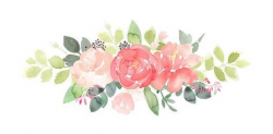 Peonies Clipart - Peony Flower Drop, Floral Frame, Peony ...