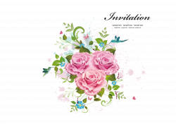 Wedding invitation Flower Clip art - Hand-painted peony download ...