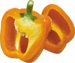 Yellow Bell Pepper Three | Isolated Stock Photo by noBACKS.com