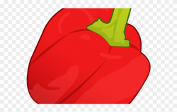 Pepper Clipart Chili Bowl - Red Bell Pepper Clipart No ...