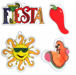 Fiesta Pack #2 – 4 Styles per pkg. -Sun – Fiesta – Pepper – Dancer