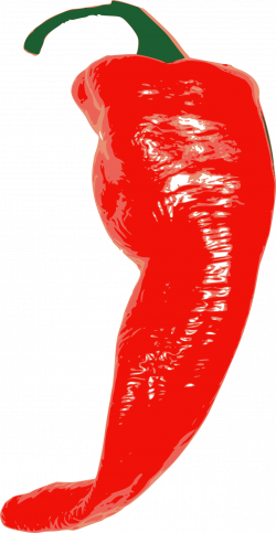 Clipart - Cayenne red chili pepper