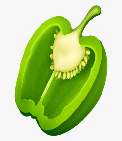 Half Green Chili Pepper Clipart - Butternut Squash, Cliparts ...