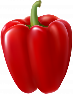 Red Bell Pepper Transparent Clip Art Image | Gallery Yopriceville ...