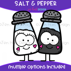 We Go Together Clipart- Salt and Pepper {jen hart Clip Art}