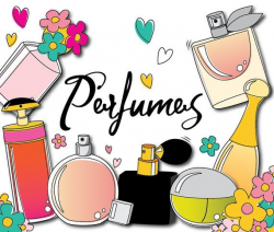 Perfume clipart, doodle clipart, Valentine clipart, beauty clipart ...