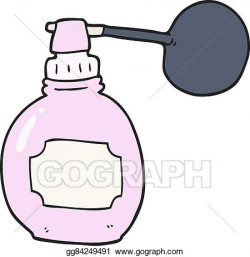 Vector Stock - Cartoon perfume bottle. Clipart Illustration ...
