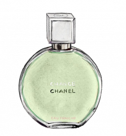 Chanel No. 5 Coco Perfume Clip art - Chanel perfume bottle painted ...