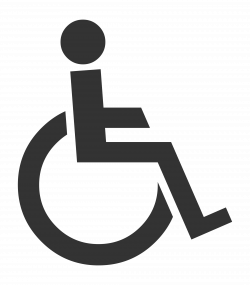 Clipart - The Symbol of Disabled Man