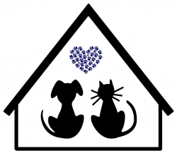 Shelter pets | Dog and cat with heart | Pet Clip Art ...