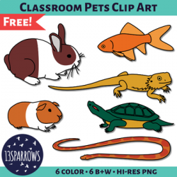 Classroom Pets Clip Art